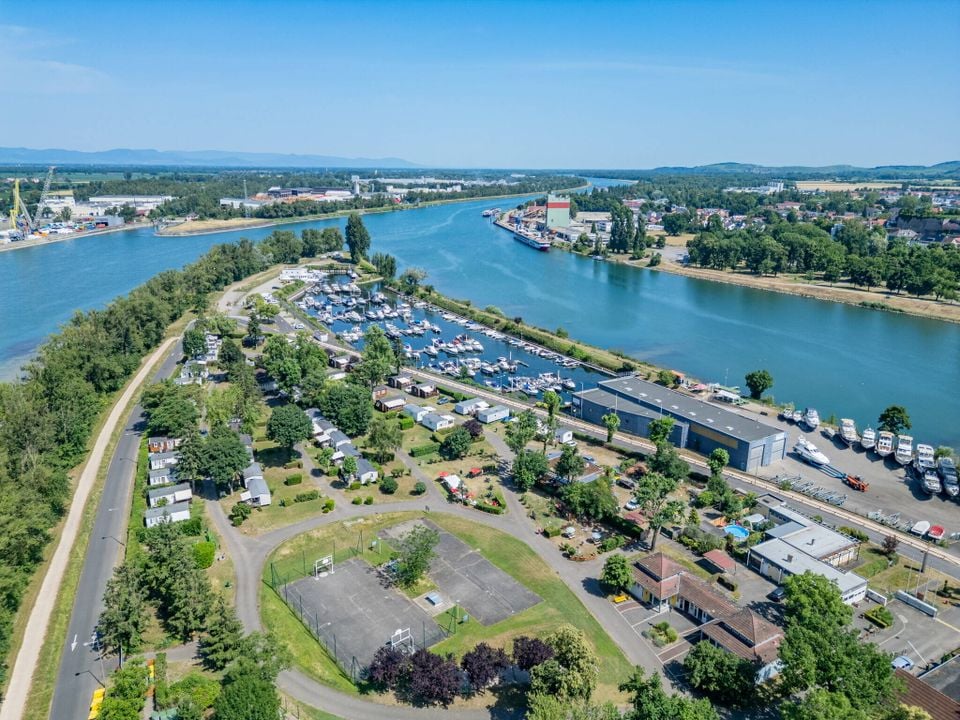 impressie Camping L'Île du Rhin