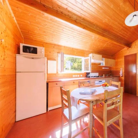 Stacaravan 5 personen - Chalet Edelweiss 3 Kamers 5 Personen + TV