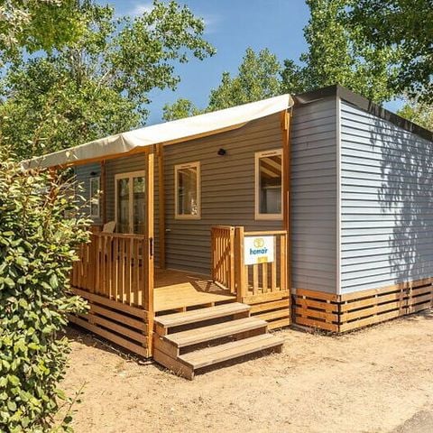 Stacaravan 6 personen - Mobile-home | Comfort | 2 slaapkamers | 4/6 pers. | Verhoogd terras | Airconditioning | TV