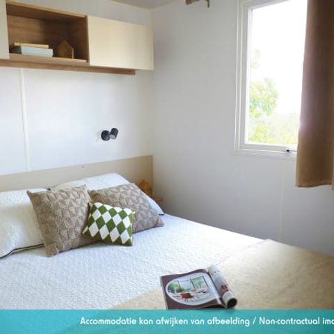 Stacaravan 6 personen - Elégance 3 slaapkamers (6 pers) terras