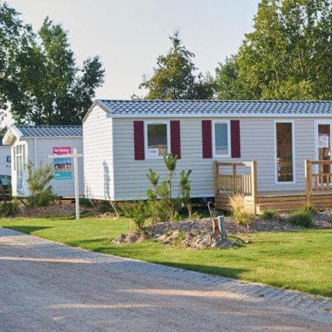 Stacaravan 6 personen - Excellence 3 slaapkamers (6 pers) terras