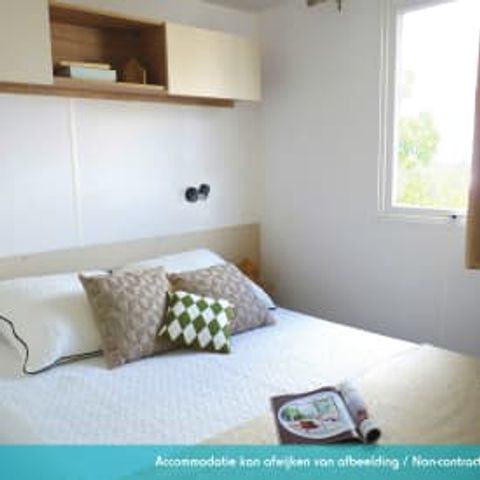 Stacaravan 4 personen - Stacaravan Elégance 2 slaapkamers terras (4 personen)