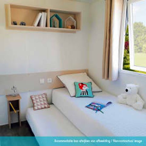 Stacaravan 4 personen - Excellence 2 slaapkamers (4 pers) terras