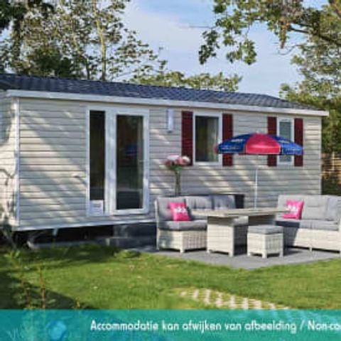 Stacaravan 6 personen - Stacaravan Elégance 3 slaapkamers terras (6 personen)