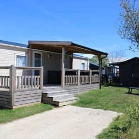 Stacaravan 6 personen - Stacaravan Excellence 3 slaapkamers terras (6 personen)