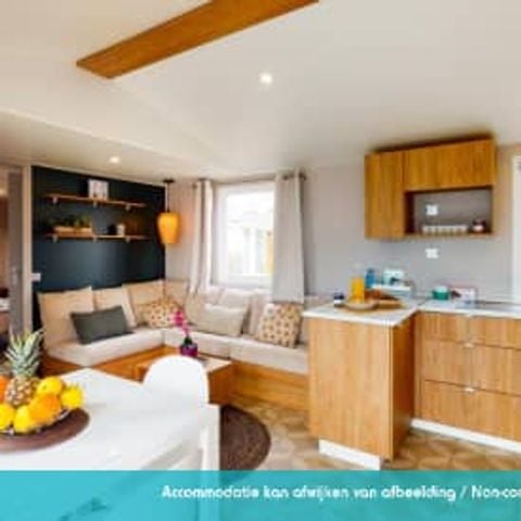 Stacaravan 4 personen - Stacaravan Excellence 2 slaapkamers terras