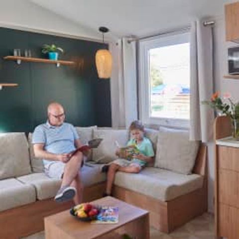 Stacaravan 4 personen - Elegance 2 slaapkamers met terras