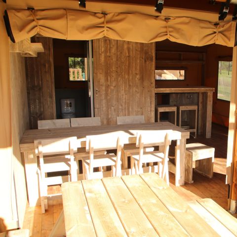 Safaritent 5 personen - Lodge Privilège Nature - 2 slaapkamers