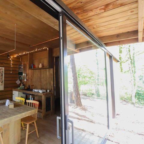 UNIEKE ACCOMMODATIE 4 personen - Tiny house Comfort classic met hottub