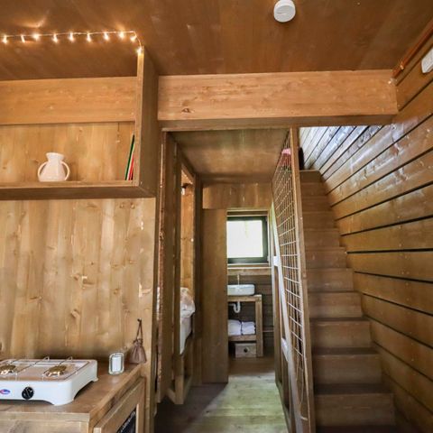 UNIEKE ACCOMMODATIE 4 personen - Tiny house Comfort classic met hottub