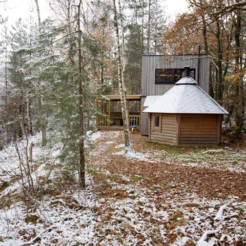 UNIEKE ACCOMMODATIE 4 personen - Tiny house Comfort classic met sauna