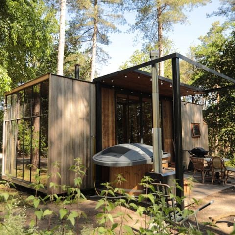 UNIEKE ACCOMMODATIE 5 personen - Tiny house Classic met hottub