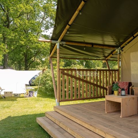 Safaritent 6 personen - Forest Lodge incl. sanitair