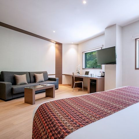 Slaapkamer 2 personen - Hotelkamer Junior Suite (2 adults + 2 children)
