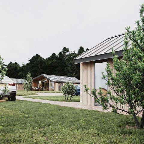 Lodge 6 personen - Nature