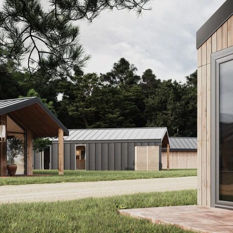 Lodge 6 personen - Nature