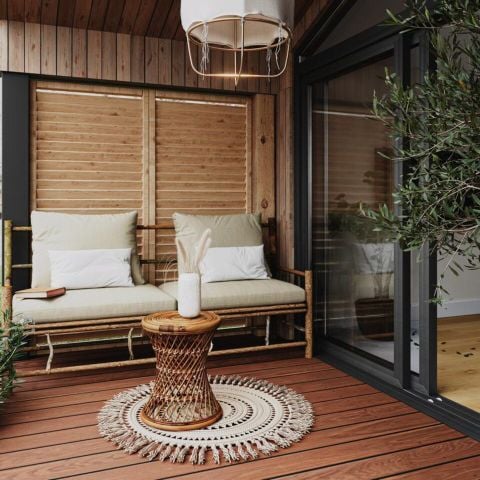 Lodge 6 personen - Nature