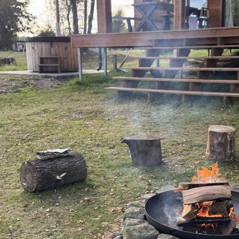 Lodge 5 personen - Lake House Scandi met hottub | 5 pers. 
