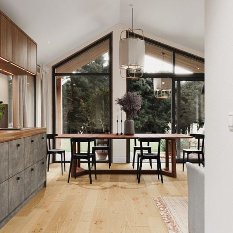 Lodge 6 personen - Nature met Panorama Sauna