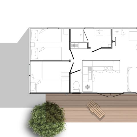 Lodge 6 personen - O'Hara Lodge