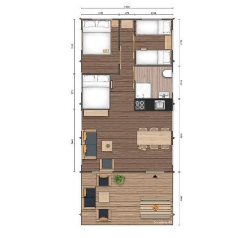 Tent 7 personen - Sunshine 49