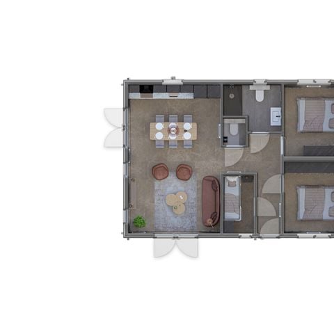 Bungalow 4 personen - Heidehoeve