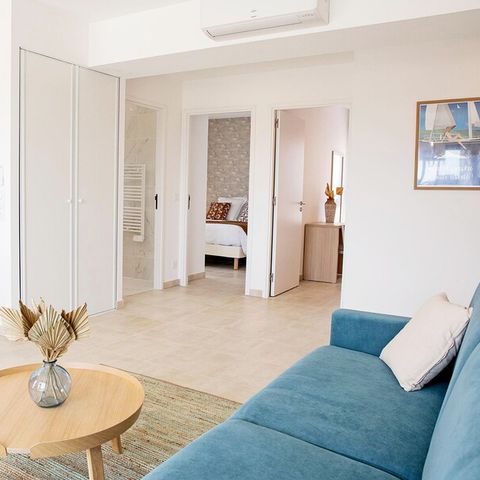 APPARTEMENT 6 personen - 2 slaapkamers - balkon - op het zuidwesten