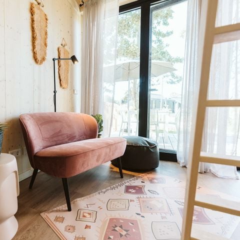 UNIEKE ACCOMMODATIE 4 personen - Tiny house Klaproos C26