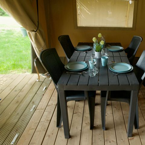 Safaritent 6 personen - Camping Um Bierg - Safaritent 6 personen