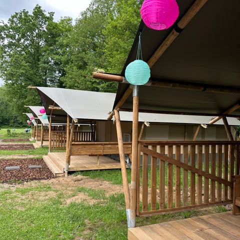 Safaritent 4 personen - incl. sanitair