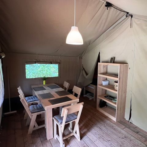 Safaritent 5 personen - incl. toilet