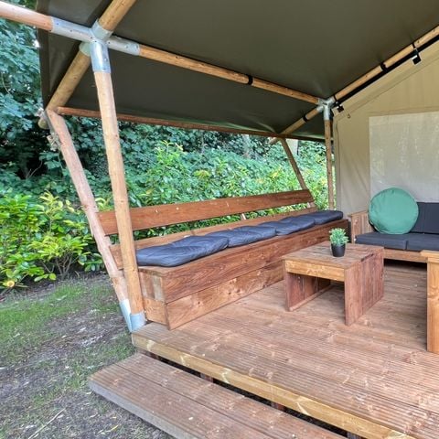 Safaritent 5 personen - incl. toilet