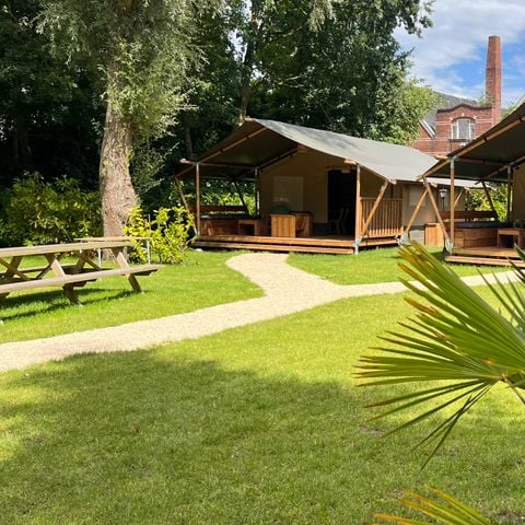 Safaritent 5 personen - incl. toilet