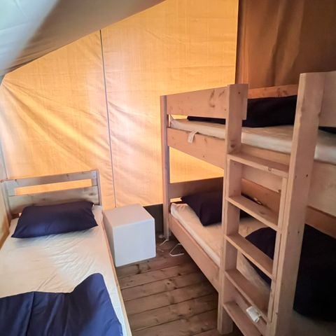 Safaritent 5 personen - incl. toilet