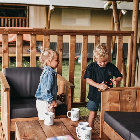 Safaritent 6 personen - Incl. toilet