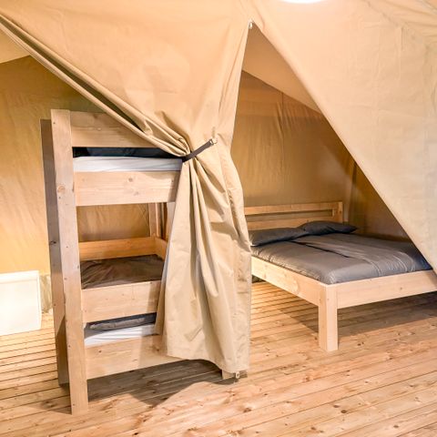 Safaritent 6 personen - Incl. toilet