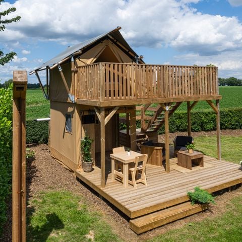 Safaritent 2 personen - incl. sanitair