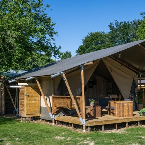 Safaritent 4 personen - incl. sanitair