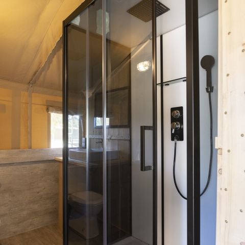 Safaritent 4 personen - incl. sanitair