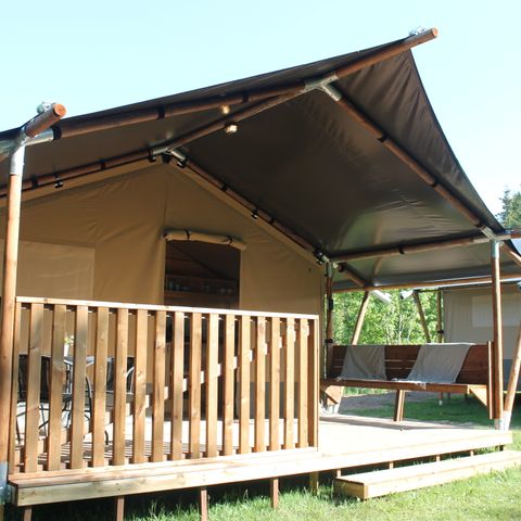 Safaritent 4 personen - incl. sanitair