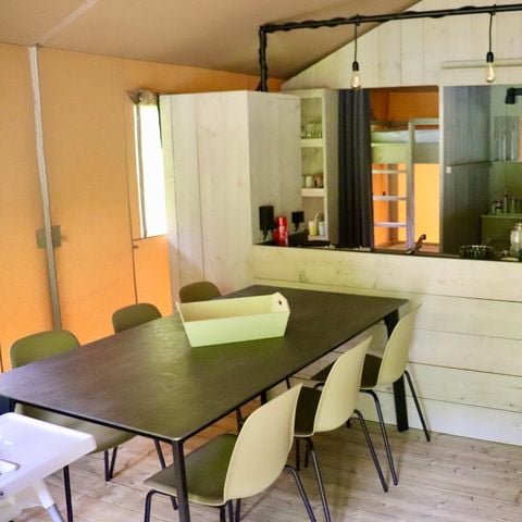 Safaritent 6 personen - incl. sanitair