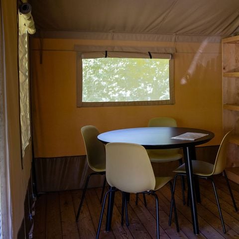 Safaritent 4 personen - incl. sanitair