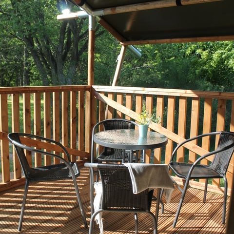 Safaritent 4 personen - incl. sanitair