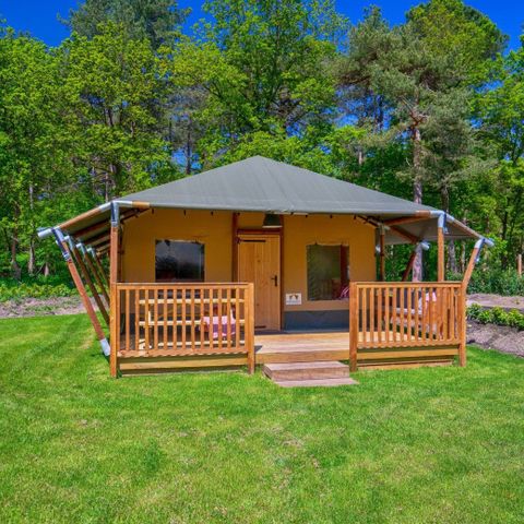Safaritent 6 personen - incl. sanitair
