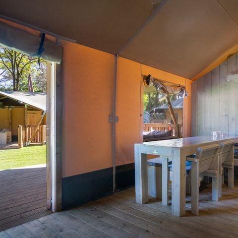 Safaritent 7 personen - incl sanitair