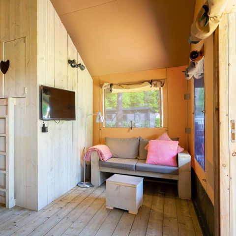 Safaritent 6 personen - incl sanitair