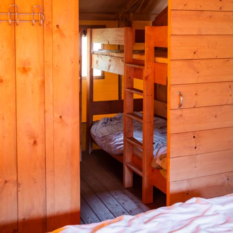 Safaritent 4 personen - incl. sanitair