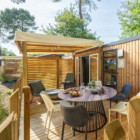 Stacaravan 6 personen - COTTAGE 6p 3ch 2SdB PREMIUM