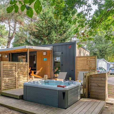 Stacaravan 6 personen - COTTAGE 6p 3ch 2SdB PREMIUM SPA