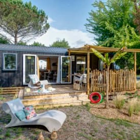 Stacaravan 6 personen - Cottage Cocoon 6p 3bed 2bad Clim Premium